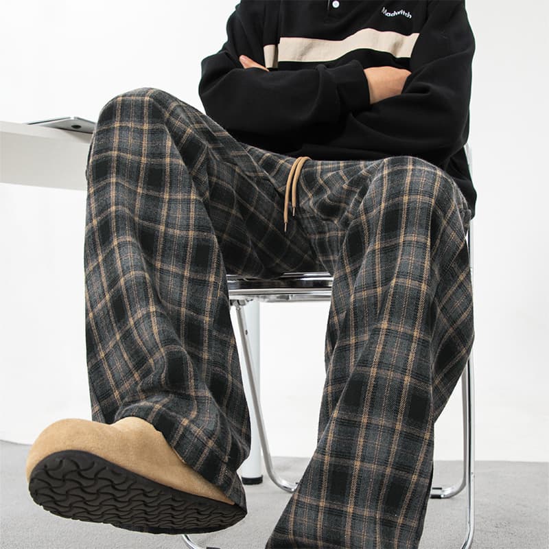 ゆるだぼストリート チェックパンツ