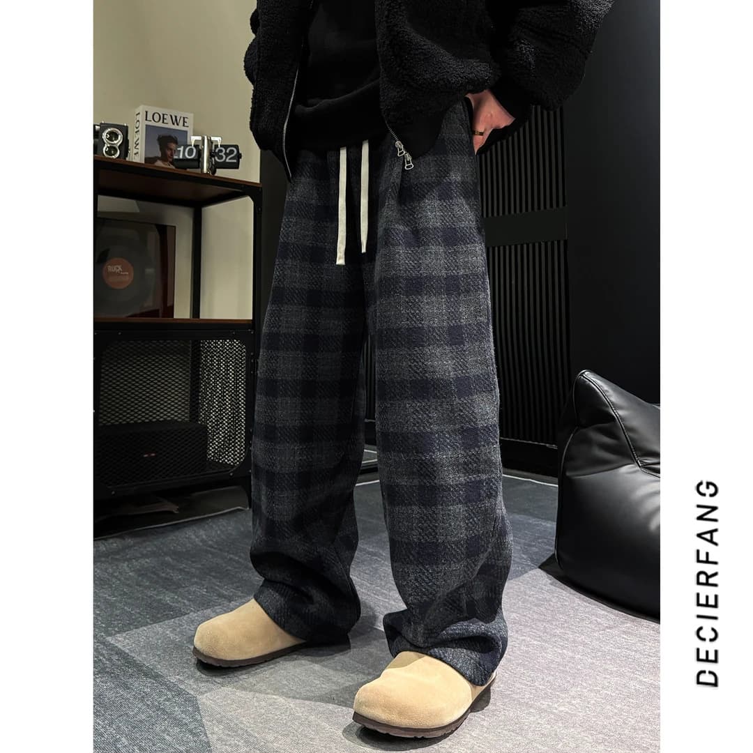 チェックパンツ リラックスぎんがむパンツ