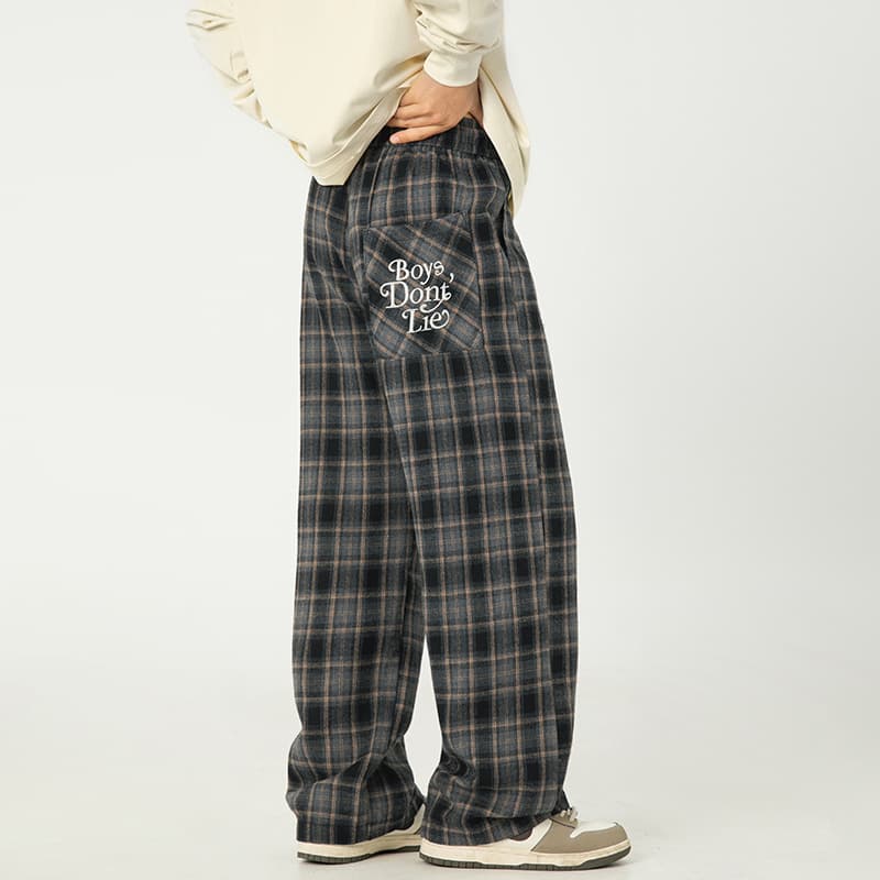ゆるだぼストリート チェックパンツ